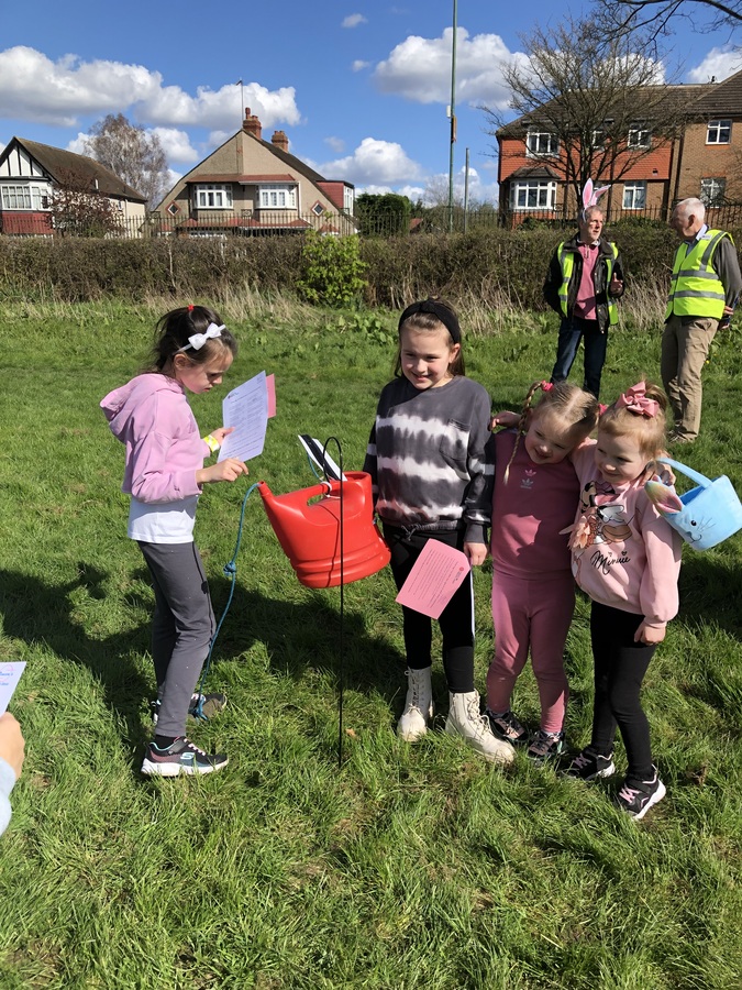 Easter Trail watering can